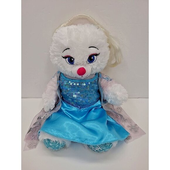 Build-A-Bear Workshop Elsa Disney's Frozen Dress Wig 17 Inch Plush - Picture 1 of 8